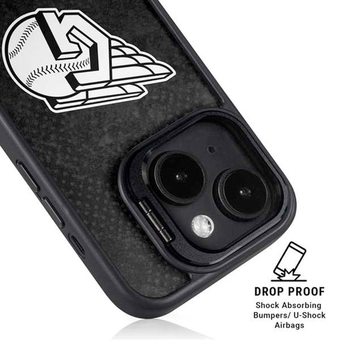 MLB Cleveland Guardians Dark Wash iPhone 14 Kickstand Case